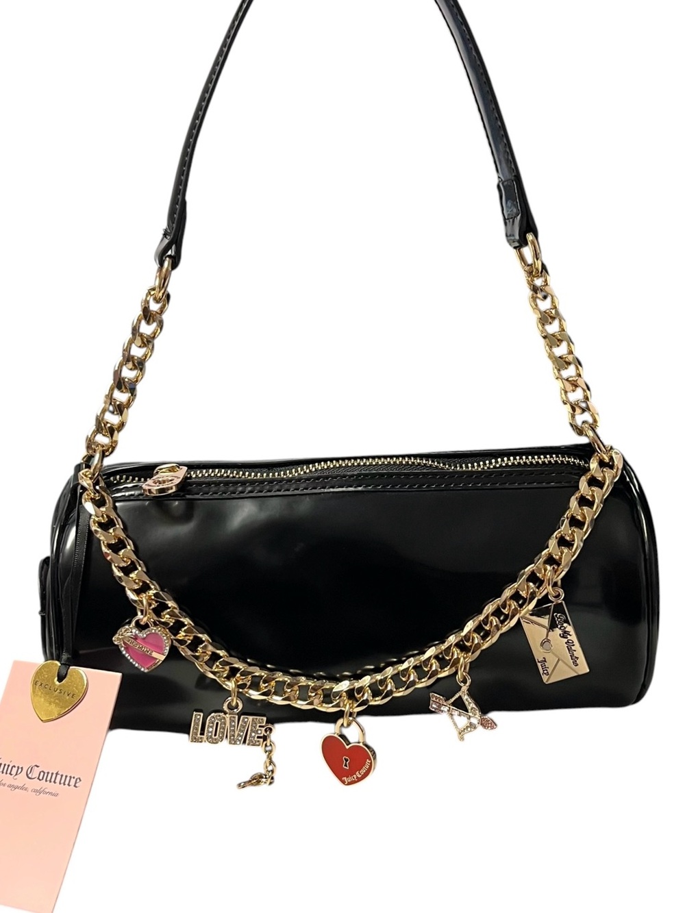 Juicy Couture Liquorice Love Comes Softly Shoulder Bag
